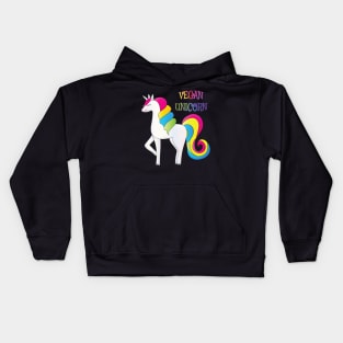 Vegan Unicorn Kids Hoodie